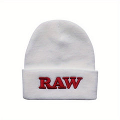 Letter Embroidery Knit Hat Hip Hop Beanie for Men and Women