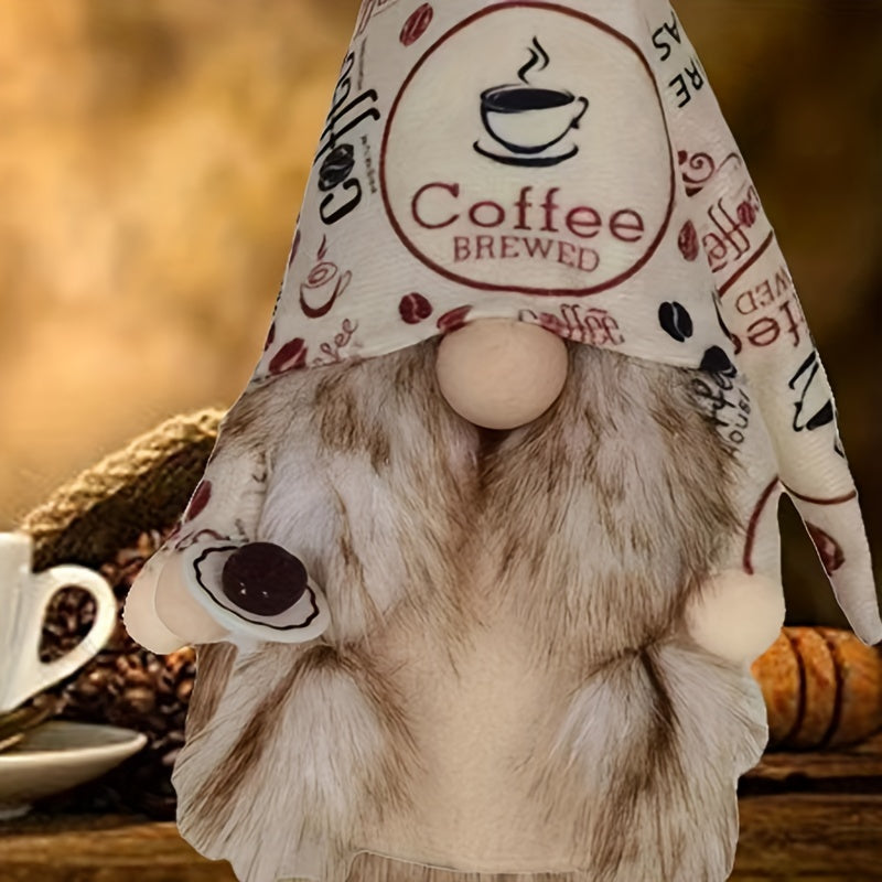 Coffee Doll Plush Gnome Faceless Puppet Ornaments