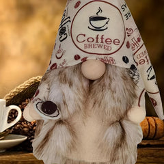 Coffee Doll Plush Gnome Faceless Puppet Ornaments