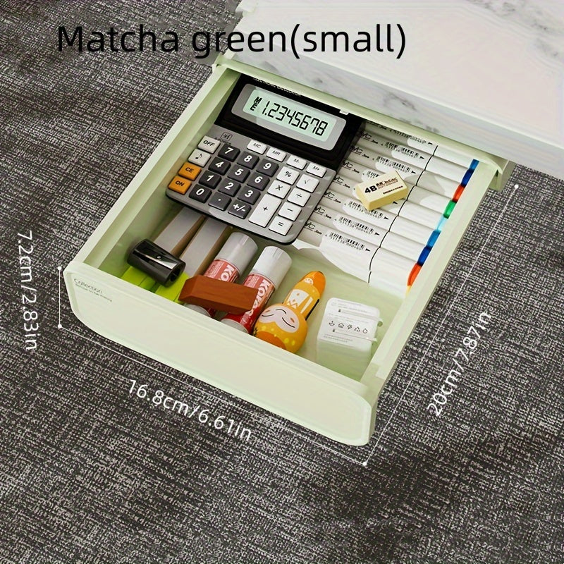Adhesive Under Desk Drawer Large Desk Storage Box