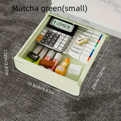 Adhesive Under Desk Drawer Large Desk Storage Box