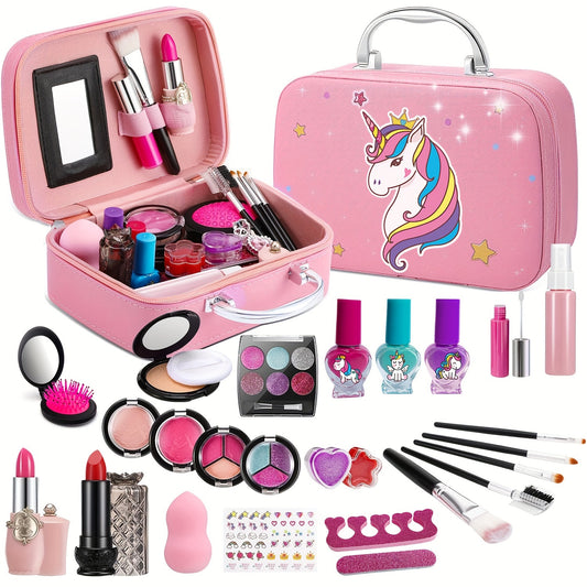 Unicone Suitcase with Makeup Kits for Girls