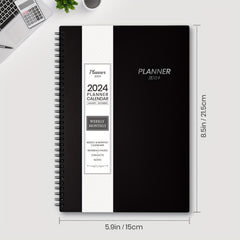 2022 Monthly Calendar Planner Spiral - JAN to DEC - Time Management Personal Age