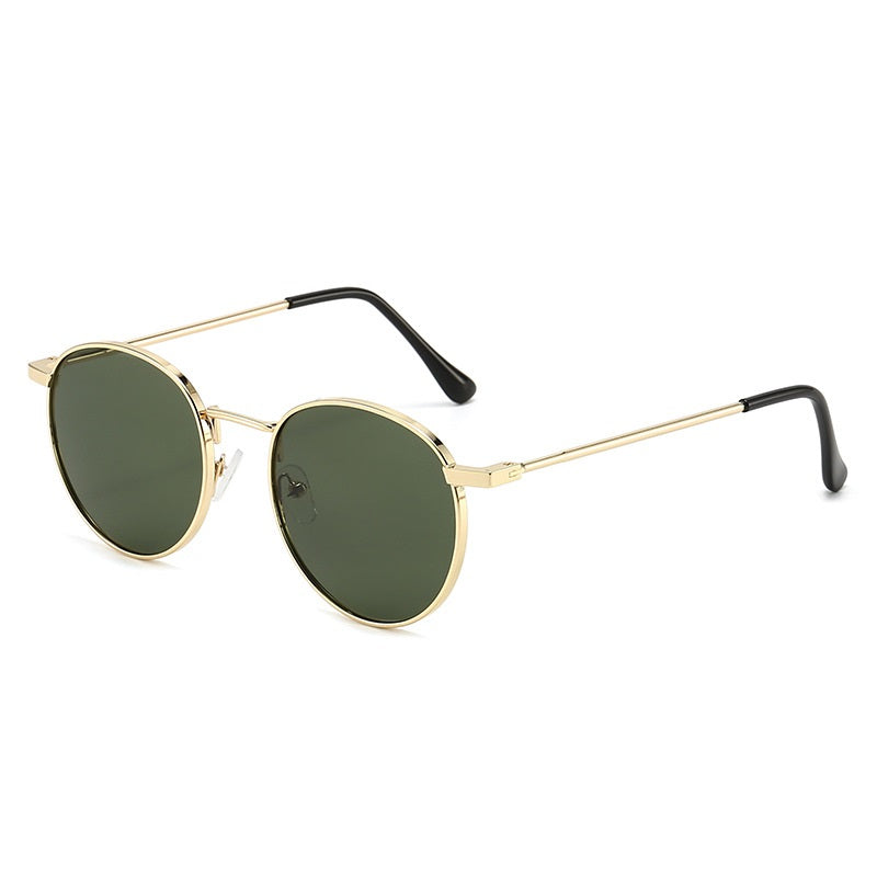 Round Polarized Sunglasses Vintage UV Protection