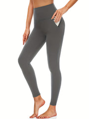 High Waisted Leggings With Pockets Tummy Control Workout Yoga Pants