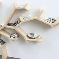 Dollhouse Book Shelf Tree w/ Colorful Books & Accessories for BJD Fans