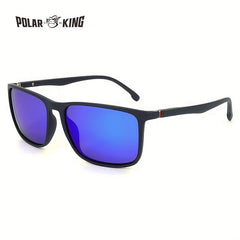Men's Vintage Polarized Square Sunglasses UV Protection