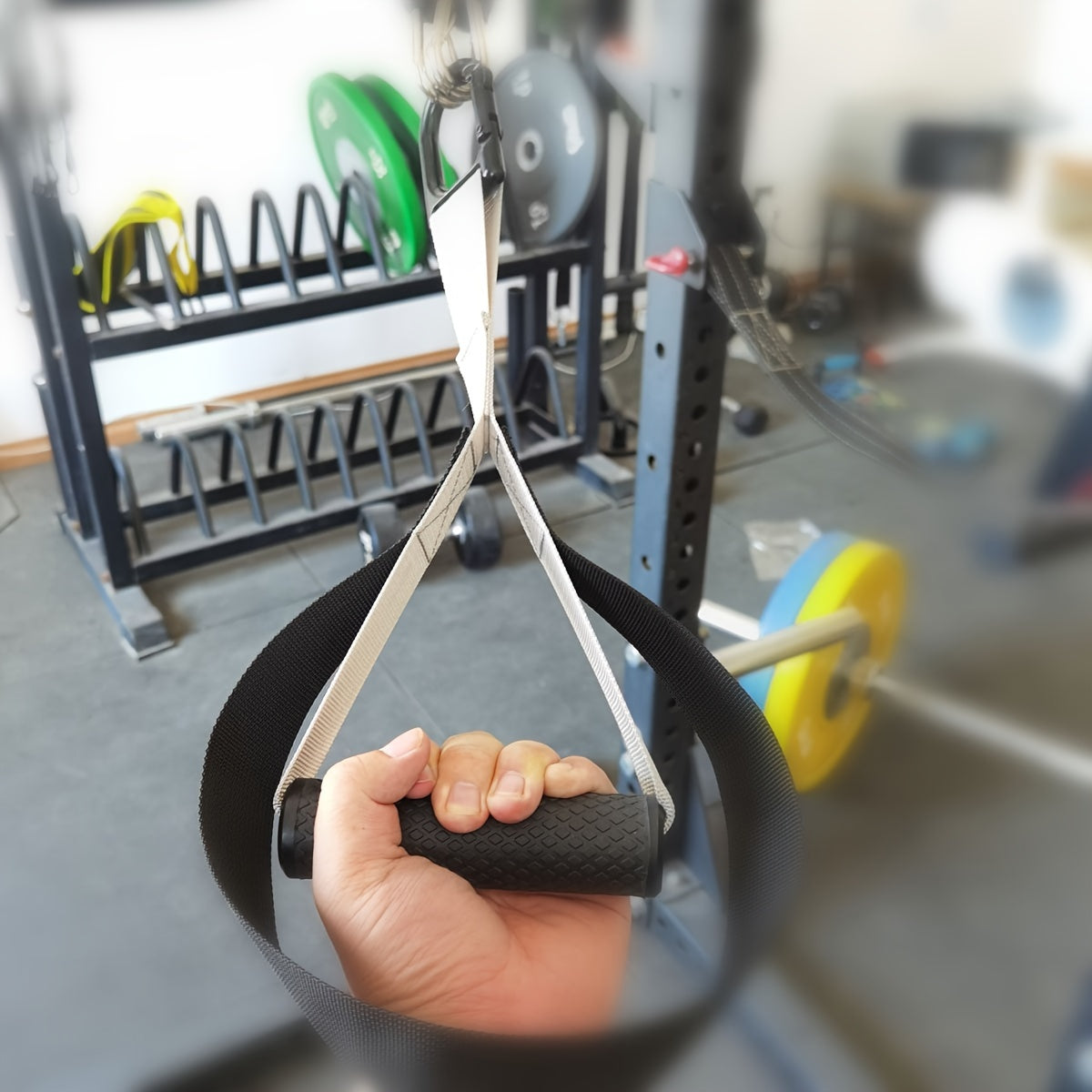 Resistance Band Handles Ankle Strap Cable Machine Attachment For Exercise Bands