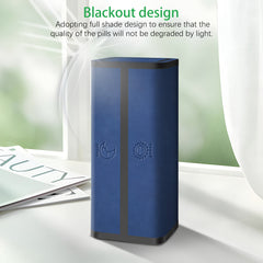 Large Capacity 2x Weekly Pill Organizer Morning/Evening Medicine Box Food Safe