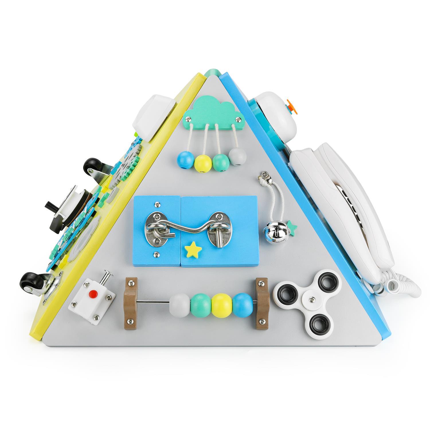 DYZI Busy Board Pyramid Cube Toddlers Educational Toys
