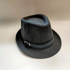 Warm Woolen Wide Brim Fedora Hat for Party