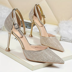 Sequins Glitter Stiletto Heel Shoes for Women