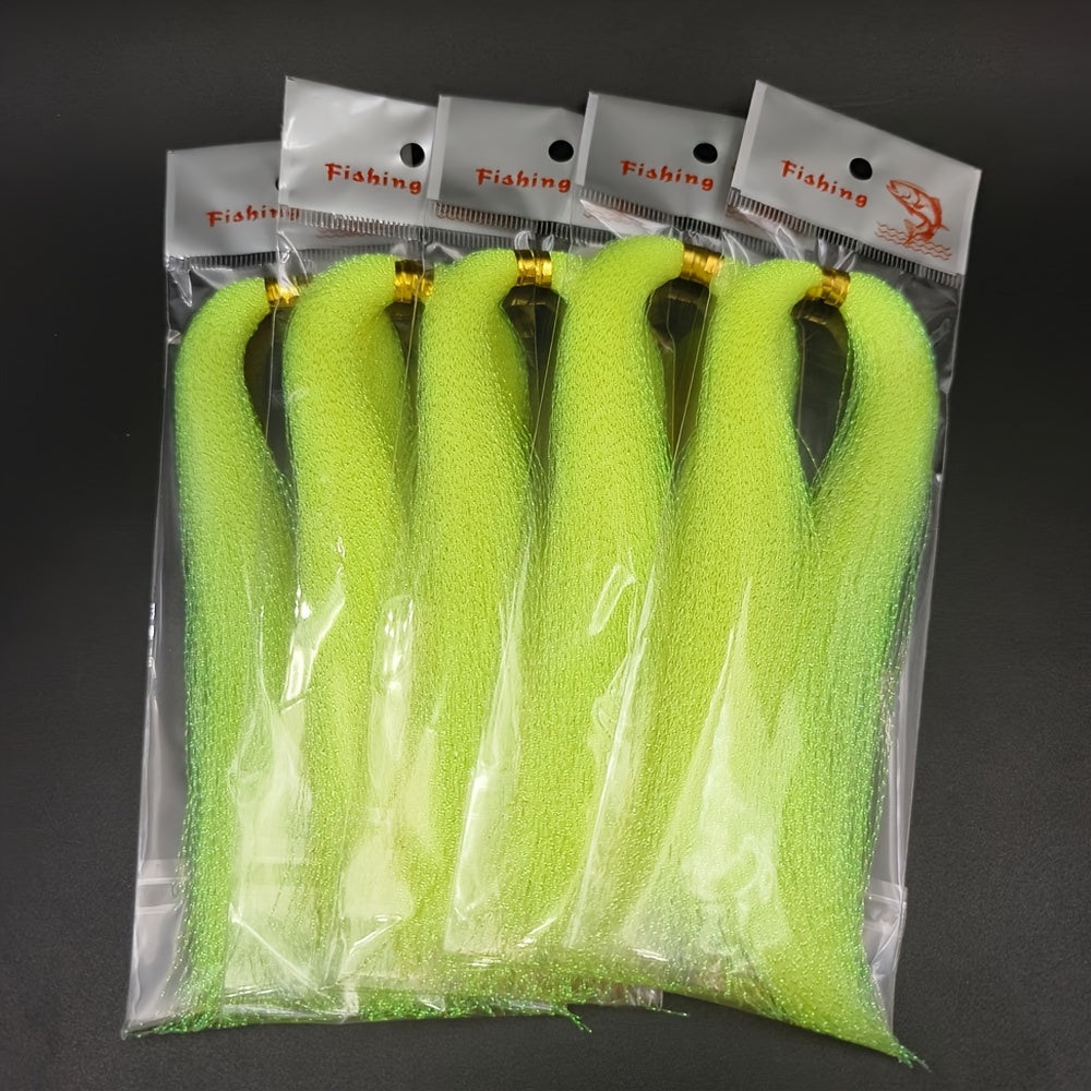 5 Packs Flash Fishing Tying Materials for Lure Making