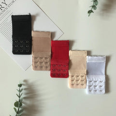 5pcs Bra Strap Extenders 3 Hooks Adjustable Band Buckle Women's Lingerie