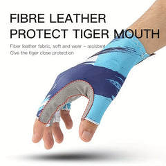 Outdoor Fingerless Fishing Gloves Sunscreen Wear-resistant for Fishing Cycling
