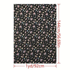 1pc Faux Cotton Fabric Diy Cloth Pants Dress Fabric 1yard Cut Size
