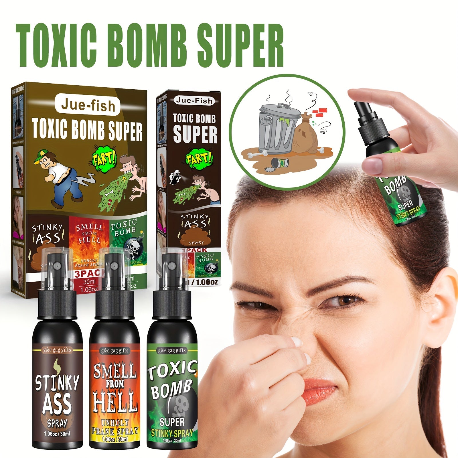Stink Spray Prank Toy for Halloween