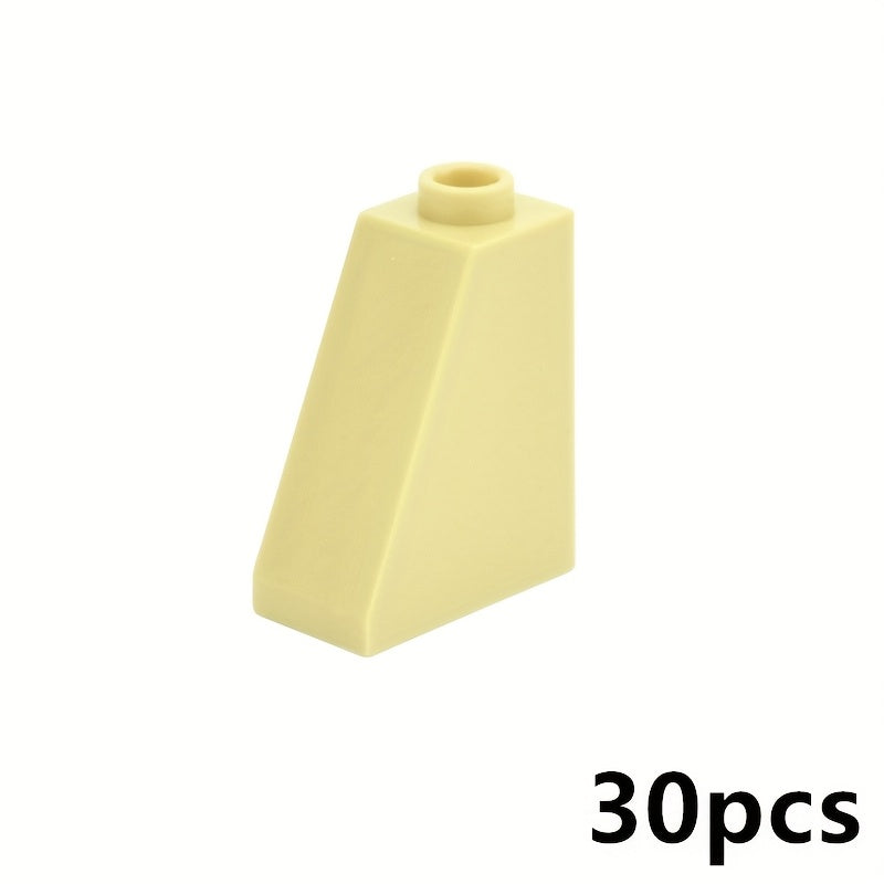 30pcs Building Blocks 60481 Slope Brick 65 2x1x2 Blocks MOC Bulk Toy