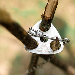 Stainless Steel Campfire Tripod with Adjustable Chain for Outdoor Cooking