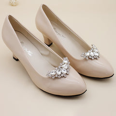 Rhinestone Shoe Clips DIY Floral Shoe Buckle Wedding Party