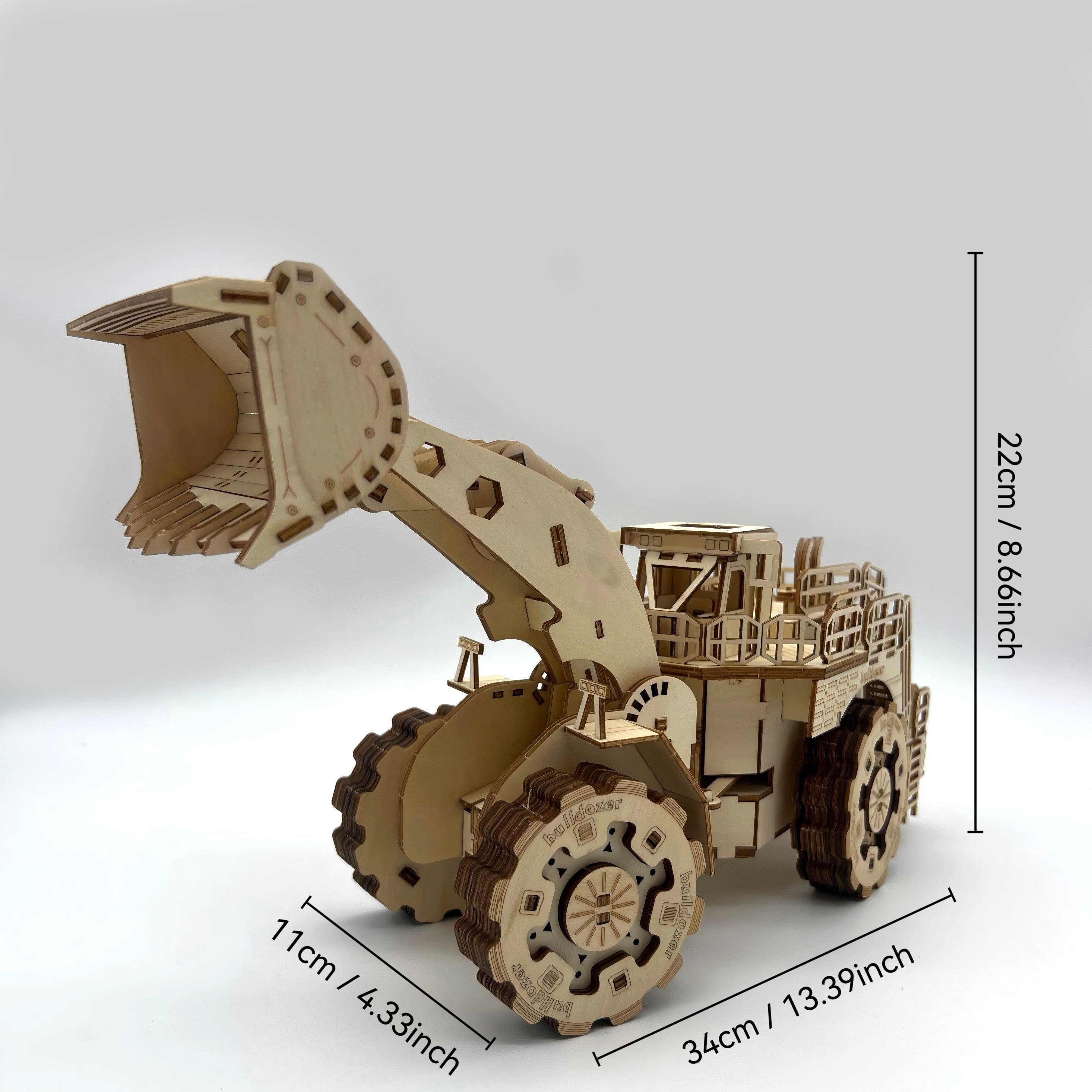 DIY Movable Assembly Model Engineering Bulldozer