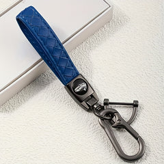 2pcs Single Layer Keychain with Metal Buckle and Screwdriver