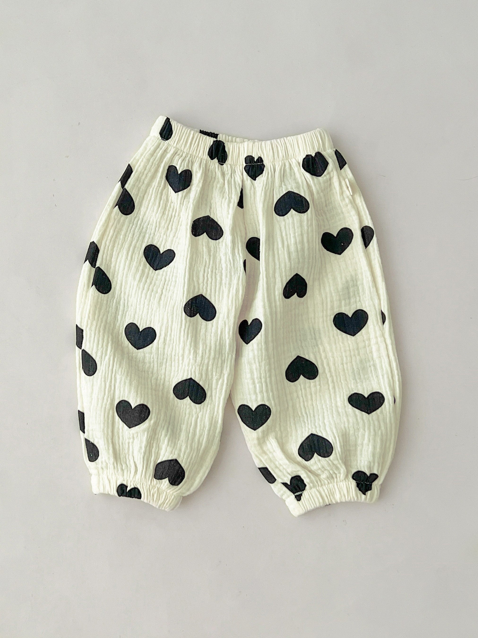 Baby Girls Casual Elastic Waist Pants with Assorted Designs