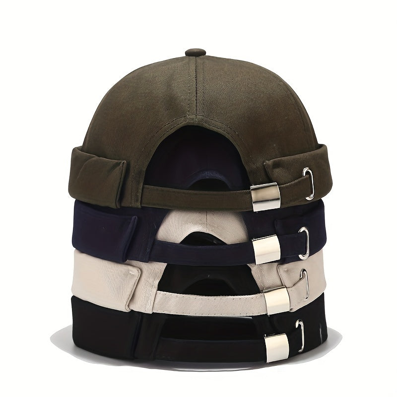 Vintage Hip hop Hat Unisex Melon Skin Street Cap for Spring Summer