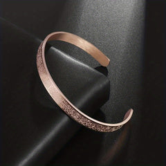 Ayatur Kursi Sleeve Bracelet Stainless Steel Hip Hop Style