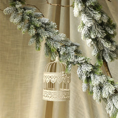 Artificial Pine Branch Christmas Wreath Desktop Decoration