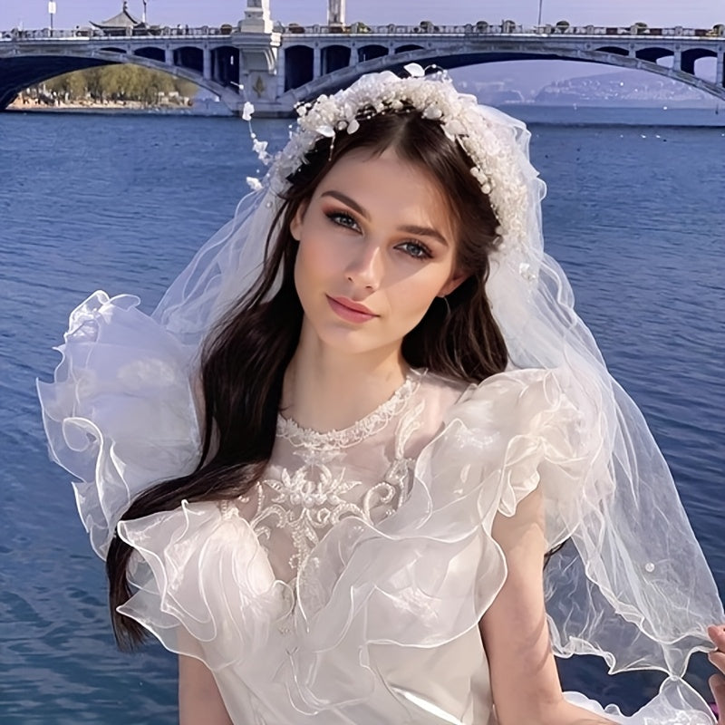 Bride Veil Set for Engagement