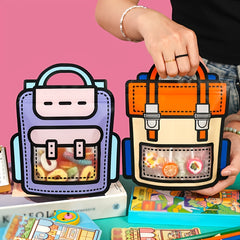 10pcs Snack Gift Bag Creative Student Birthday Candy Bag
