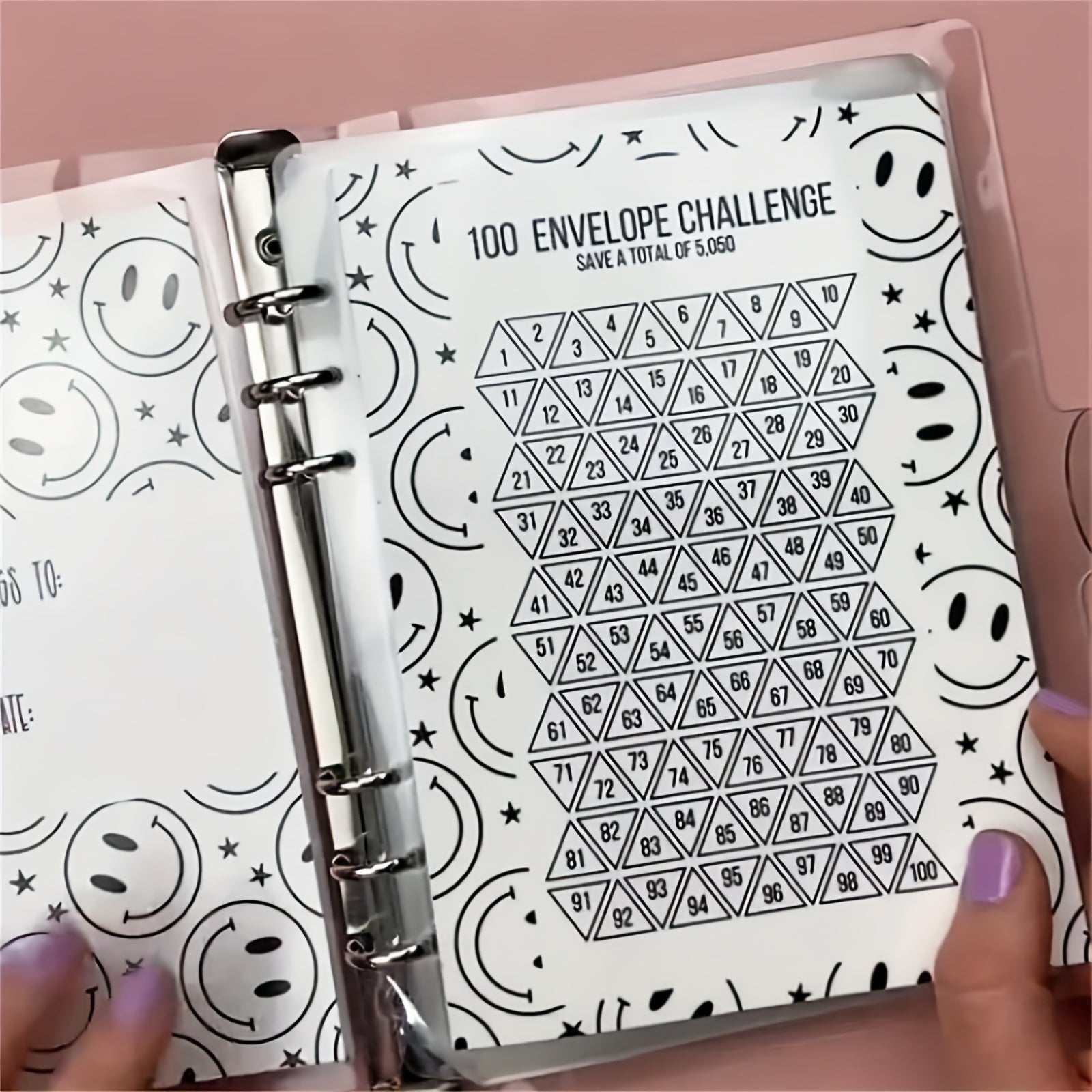 100 Envelopes Saving Challenge Binder Money Saving Kit