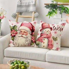 Christmas Throw Pillow Cover for Home Decor - No Insert