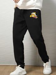 Bear Print Men's Casual Sweatpants