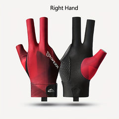 Professional Billiard Gloves Light And Breathable Non slip Three finger Fingerle