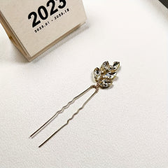 Crystal Pin U shaped Hair Pin Head Jewelry Bridal Wedding Hair Accessories