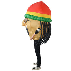 Inflatable Jamaican Costume Adult Size 150cm