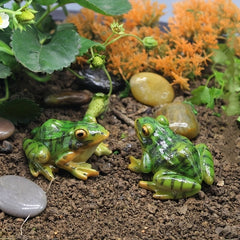 Cute Simulated Frog Ornament for Garden Decor