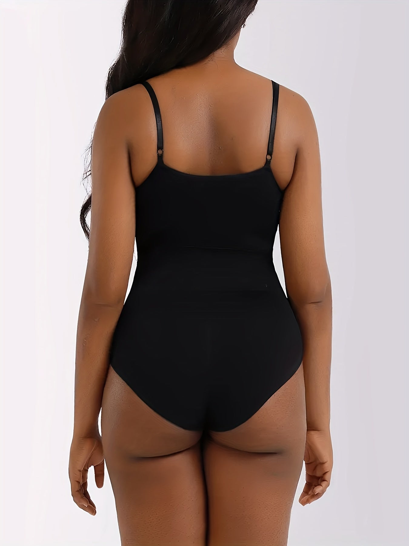 Solid Cami Bodysuit Sexy Sleeveless Slim Summer Bodysuit