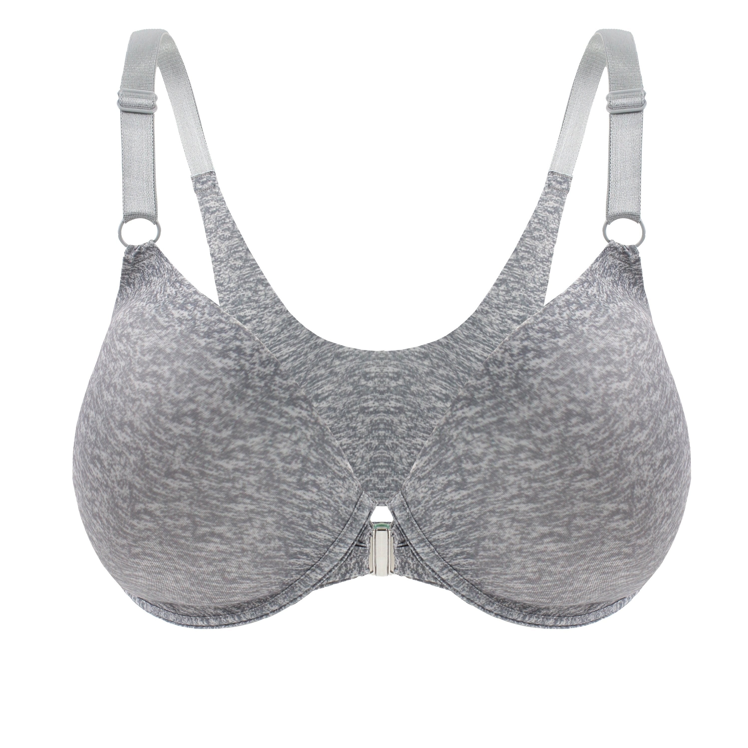 Sports Bra Women's Plus Front Closure Padded Fitness Bra