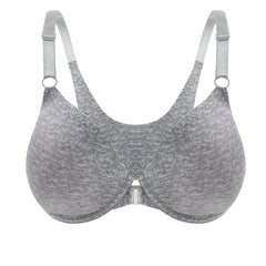Sports Bra Women's Plus Front Closure Padded Fitness Bra