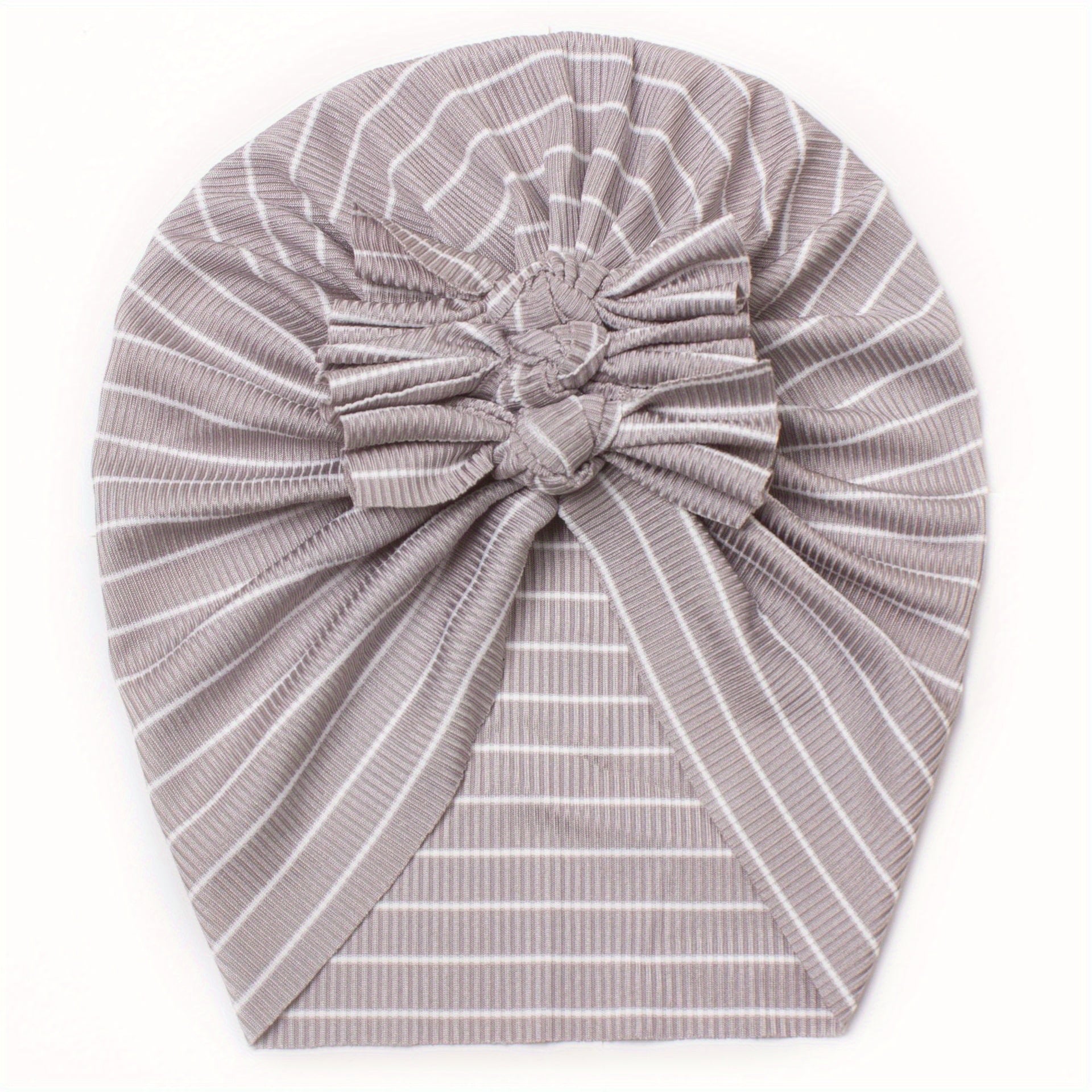 Spring Intercolor Strip Bow Baby Hat
