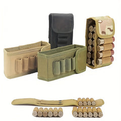 Tactical Molle 12 Gauge Ammo Pouch Holds 10 Rounds for Airsoft