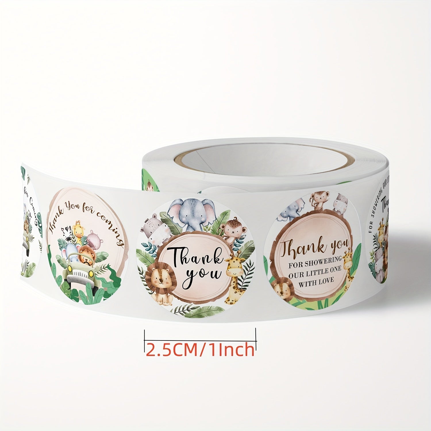 Cartoon Animal Stickers Packaging Holiday Decorations Thank You Stickers