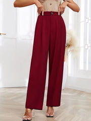 Loose High Waist Wide Leg Pants for Women