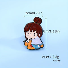 Cartoon Enamel Pin Brooch for Clothes Bags Jackets Hat