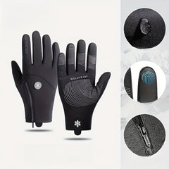 Waterproof Windproof Touch Screen Warm Gloves for Mountaineering Skiing Cycling
