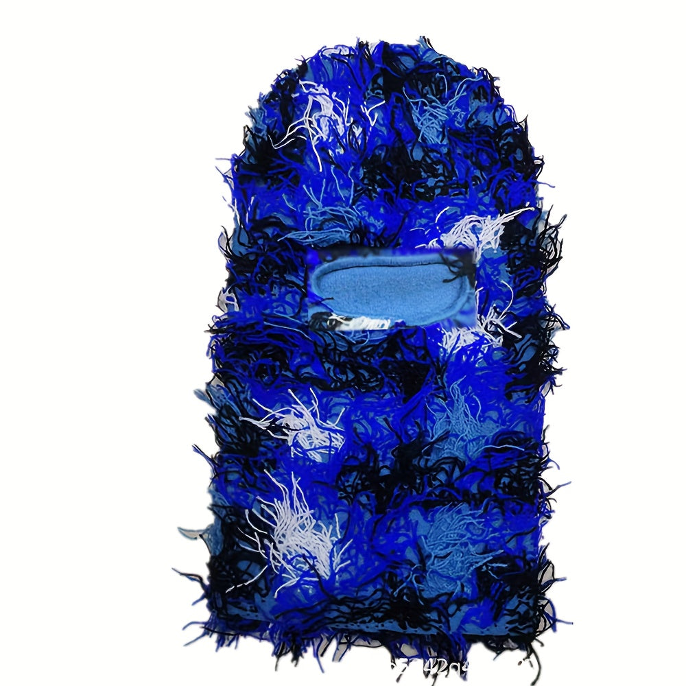 Camouflage Balaclava Hat Men Women Knitted Woolen Head Cover