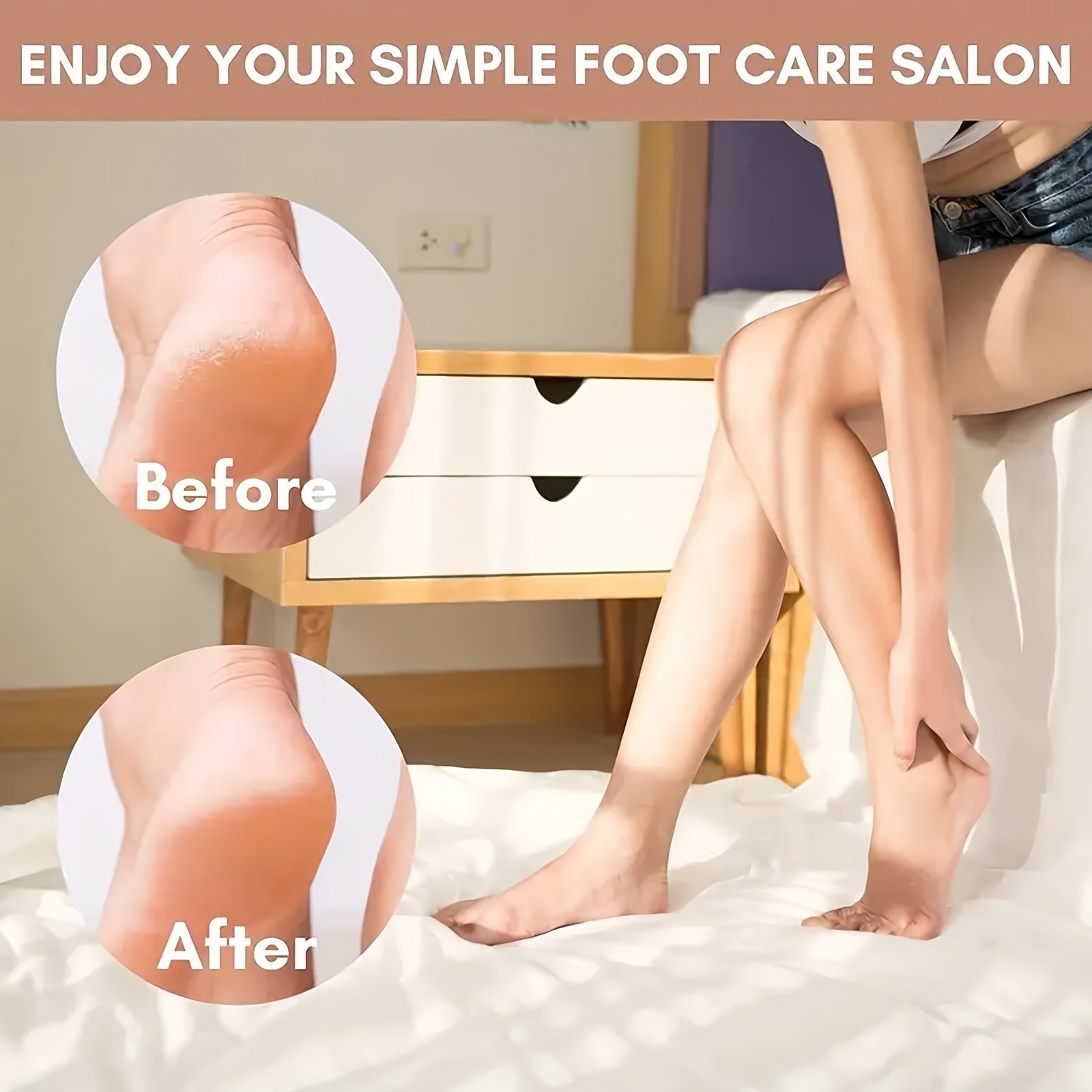 Metal Foot Scrubber Callus Remover for Feet Dead Skin